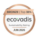 Médaille EcoVadis Bronze juin 2026 : voir notre attestation sur le site d'EcoVadis