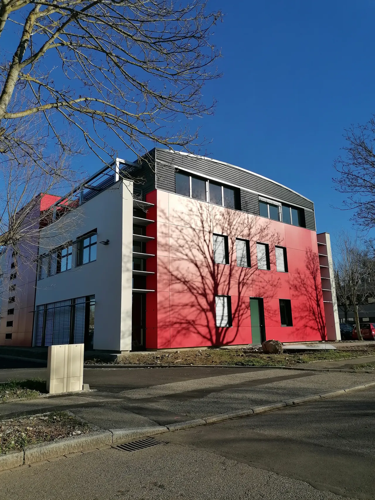Façade du centre Linguaphone Mulhouse, 4 rue Fredo Krumnov